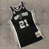 Maillot Basket San Antonio Spurs DUNCAN 21 Retro 2001-02 Mitchellness Noir Swingman - Homme